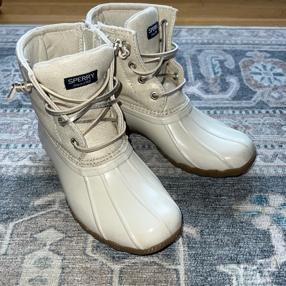 Girls Sperry Saltwater Boots